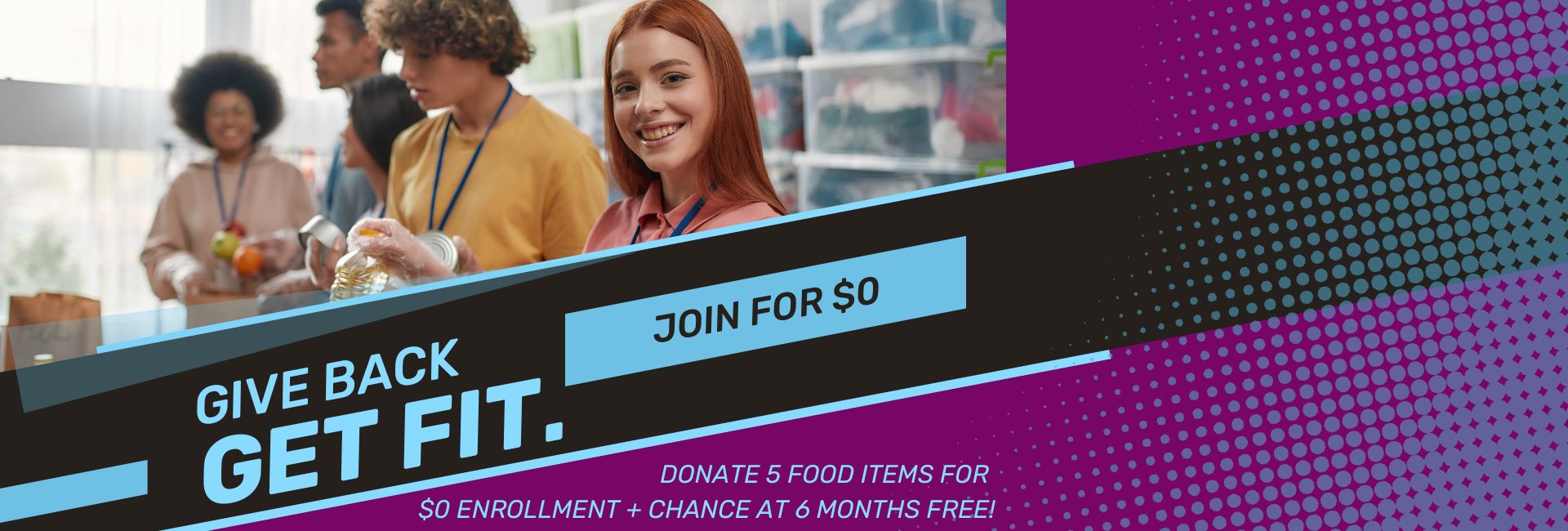 Offer – Nov Season of Giving $0 with food donation